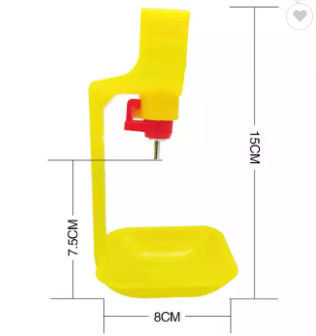 Abreuvoir goutte-à-goutte de poulet de volaille Taille de tuyau de couvaison automatique Dia 25mm