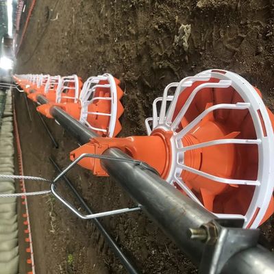 Grilles automatiques d'équipement de ferme avicole de poulets de chair 14 grilles 16