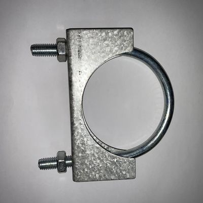 Collier de selle de tuyau d'alimentation de volaille de type U galvanisé de personnalisation de selles de tuyau de 75mm