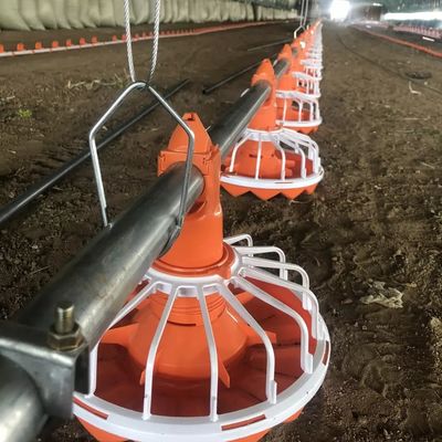 Longue durée de vie d'installation facile de système d'alimentation de poulet de 3 Pan/3m